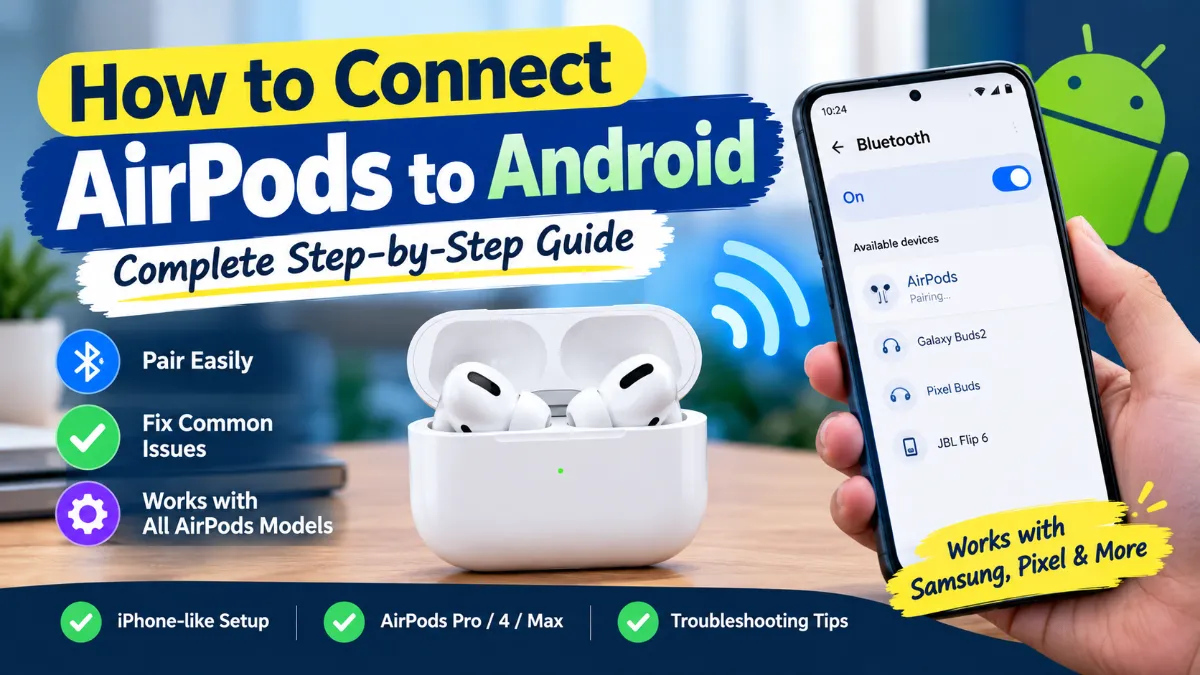 How to Connect AirPods to Android | Complete Step-by-Step Guide