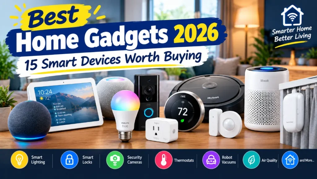Best Home Gadgets 2026: 15 Smart Devices Worth Buying