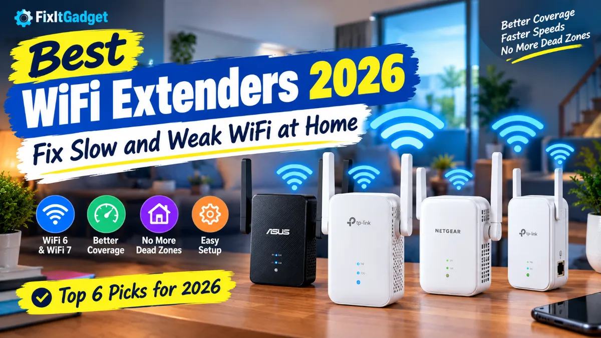 Best WiFi Extenders 2026: Fix Slow and Weak WiFi at Home
